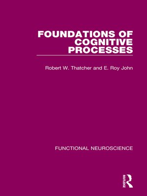 cover image of Foundations of Cognitive Processes